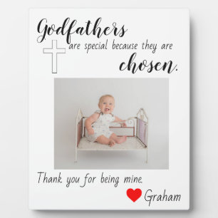 Plaque Photo Parrain baptisé