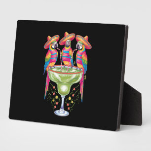 Plaque Photo Parrot Cinco De Mayo Drôle Boire Fiesta Mexicaine