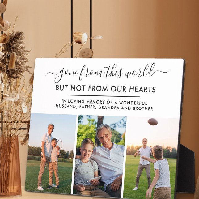 Plaque Photo Parti de ce monde 3 Photo Souvenir (Créateur téléchargé)