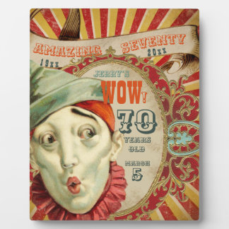 Plaque Photo Pas de Clowning, Il Est Vintage 70ème Anniversaire