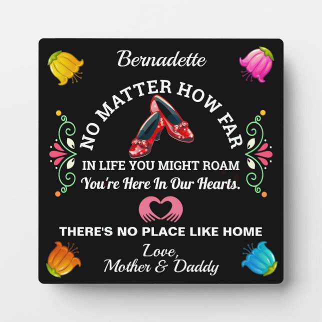 Plaque Photo Pas de place comme chez soi (Devant)