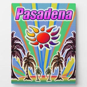 Plaque Photo Pasadena Summer Love