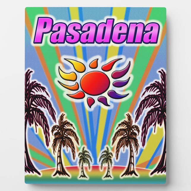 Plaque Photo Pasadena Summer Love (Devant)