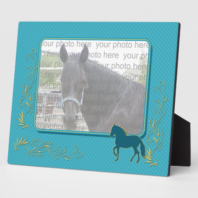 Plaque Photo Paso Fino Horse Photo Frame (Côté)