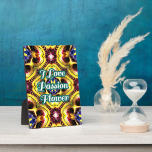 Plaque Photo Passiflora Caerulea Motif