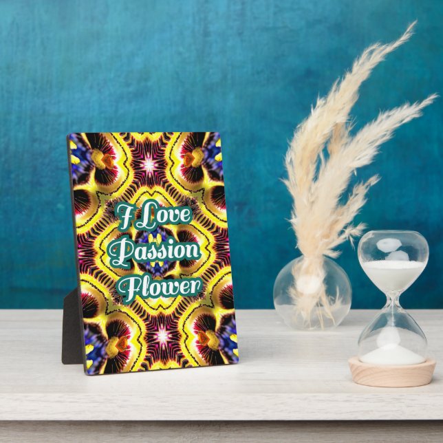 Plaque Photo Passiflora Caerulea Motif (Côté)