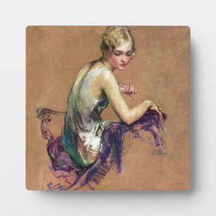 Plaque Photo Pastel Portrait