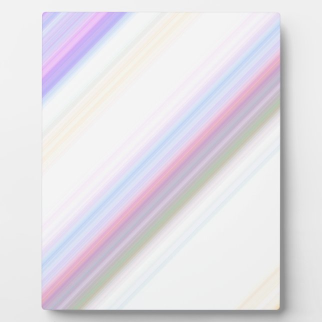 Plaque Photo Pastel Stripes (Devant)