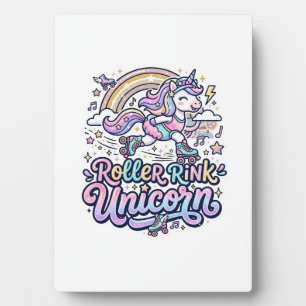 Plaque Photo Patinoire Licorne Autocollant Vectoriel Premium Li