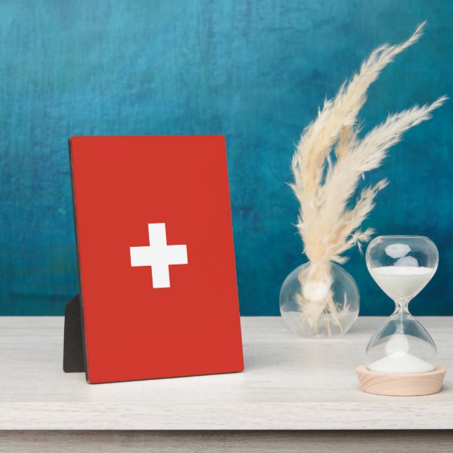 Plaque Photo pavillon suisse (Côté)