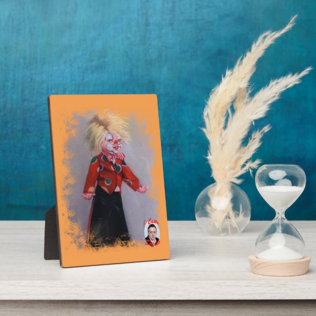Plaque Photo Payaso/Pallaso/Clown (Côté)