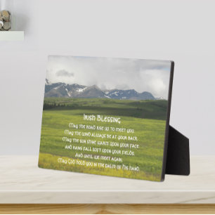 Plaque Photo Paysage de Green Valley en Irlande