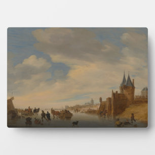 Plaque Photo Paysage d'hiver à Arnhem 1653