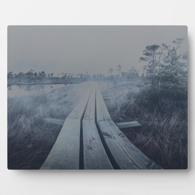 Plaque Photo Paysage du marais (Devant)