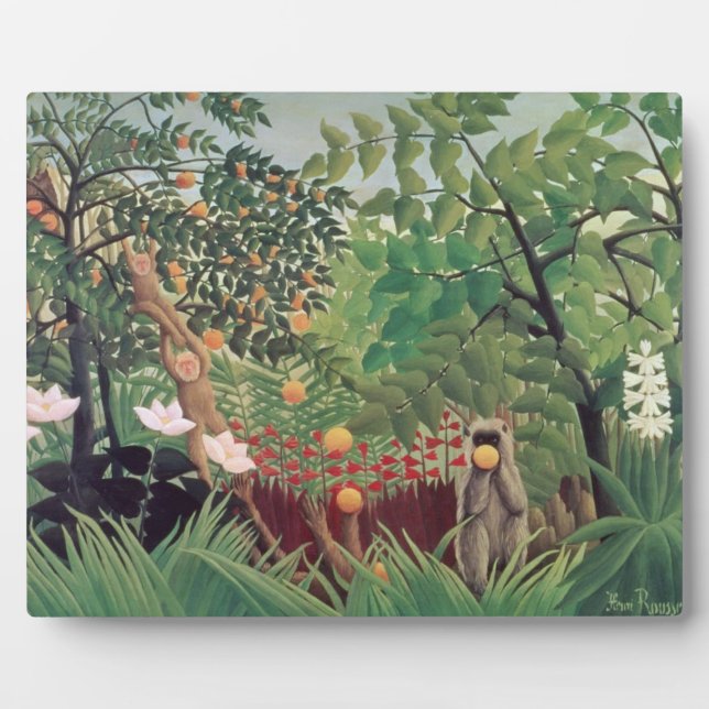 Plaque Photo Paysage exotique, 1910 (Devant)