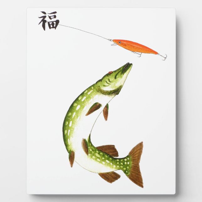 Plaque Photo Pêche (Devant)