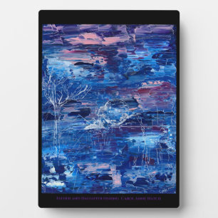 Plaque Photo Pêche père et fille