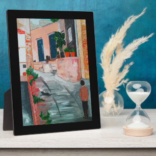 Plaque Photo Peinture Calle Del San Miguel par Alfred Fox