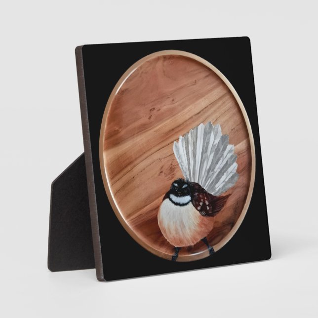 Plaque Photo Peinture fantastique sur impression en bois (Recto)