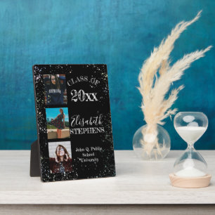 Plaque Photo Peinture Splatters Classe de 2024 Graduation Photo