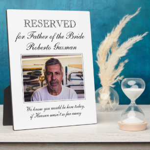 Plaque Photo Père De La Mariée Mariage De Mémorial Photo