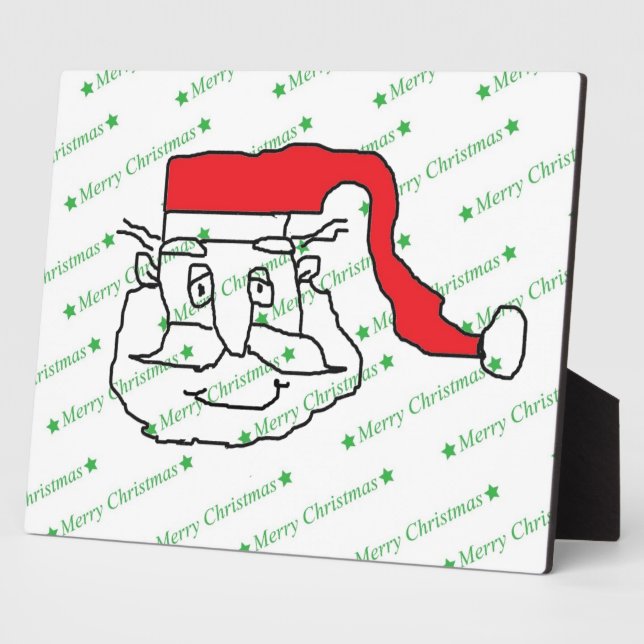 Plaque Photo Père Noël (Côté)