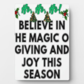 Plaque Photo Père Noël Bonne Nouvelle année 💐