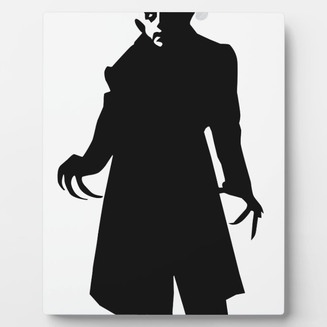 Plaque Photo père Noël nosferatu (Devant)