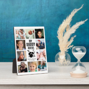 Plaque Photo Père Rocker My Daddy Rocks Photo