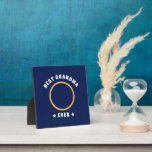 Plaque Photo Personalized Best Grandma Ever Custom Family Photo<br><div class="desc">The best grandma ever is proud of her grandchildren. This cool awesome custom photo personalized nana design can be given as a gift for Mother's Day, birthday or a keepsake to mark a special occasion. Replace the image with a horizontal picture of Grandma and her grandchildren. You can use the...</div>