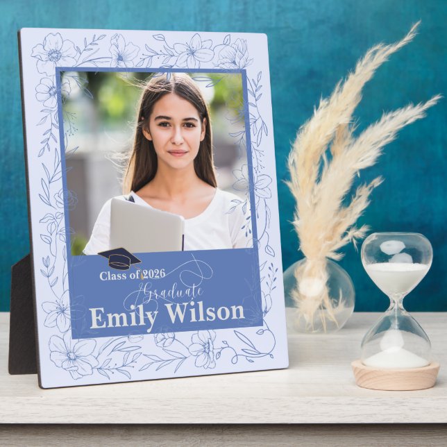 Plaque Photo Personalized Graduation Photo Keepsake Gift (Côté)