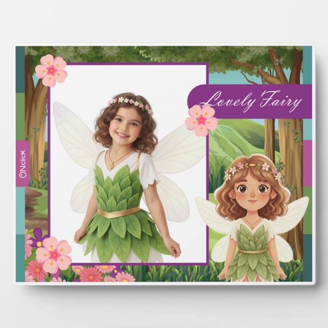 Plaque Photo Personalized Lovely Fairy Tabletop Photo (Devant)