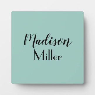 Plaque Photo Personalized Modern and Handwritten