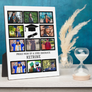 Plaque Photo Personnalisé père fier de la diplômée 11 photo col