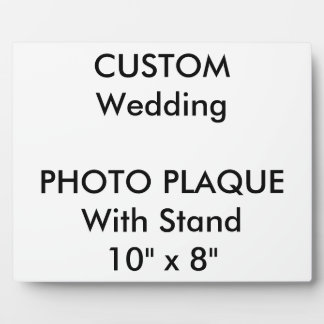 Plaque photo personnalisée 10 po x 8 po