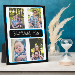 Plaque photo personnalisée du meilleur papa