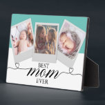 Plaque Photo Personnalisée Maman Cadeaux Fête des mères Famille<br><div class="desc">Personnalisée Maman Cadeaux Fête des mères Famille unique</div>