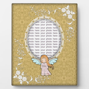Plaque photo personnalisée Petites filles Angel