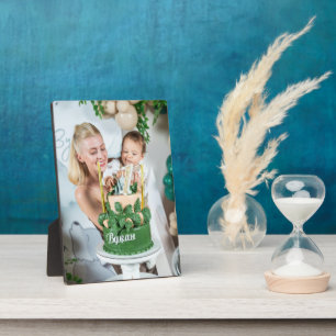 Plaque photo personnalisée pour premier anniversai