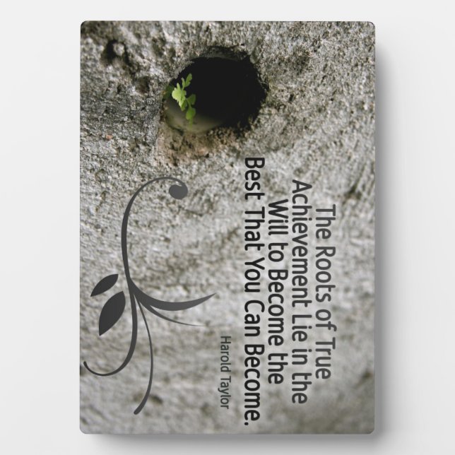 Plaque photo personnalisée sur les racines de la v (Devant)