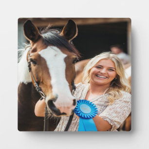 Plaque Photo Personnaliser la photo de cheval de bétail de spec