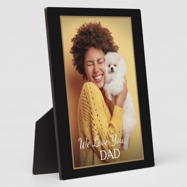 Plaque Photo Personnaliser l'amour de la famille de photos pers (Côté)