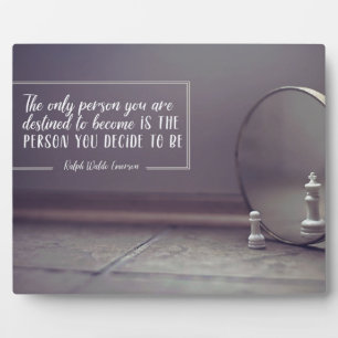 Plaque Photo Personne Que Vous Êtes Destinée À Devenir