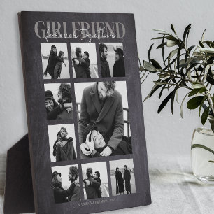 Plaque Photo Petite amie ensemble pour toujours Photomontage