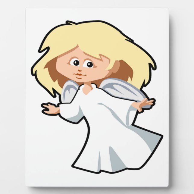 PLAQUE PHOTO PETITE FILLE ANGEL (Devant)