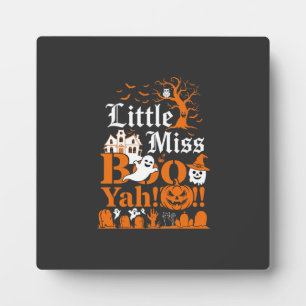 Plaque Photo Petite Mademoiselle Boo Yah Fantômes de Halloween