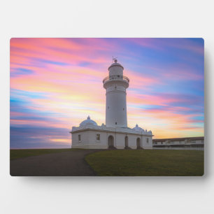 Plaque Photo Phare de Macquarie   Sydney, Australie