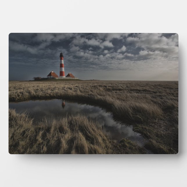 Plaque Photo Phare Westerhever (Devant)