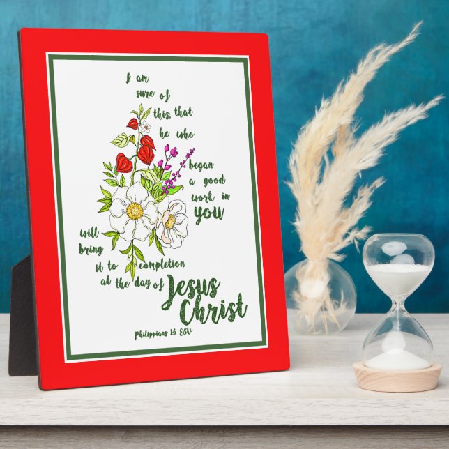 Plaque Photo Philippiens 1:6 (Côté)