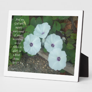 Plaque Photo Philippiens 4:19